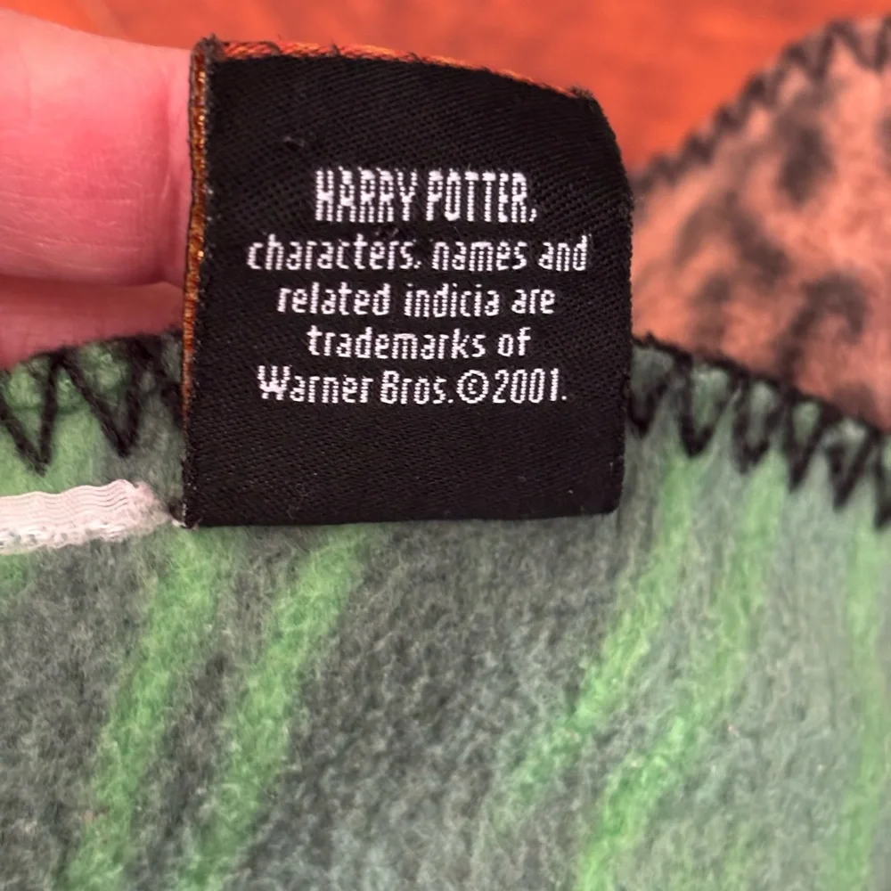 Vintage Harry Potter Warner Bro  Fleece Blanket